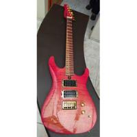 Usado, Guitarra Luthier Leoz Darck Pink Custom Gold segunda mano  Colombia 