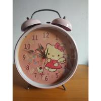 Usado, Reloj Hello Kitty Vintage Metálica De Mesa. segunda mano  Colombia 