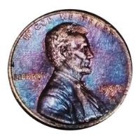 1 Centavo Abraham Lincoln Con Pátina De Colores 8 Monedas, usado segunda mano  Colombia 