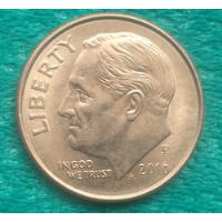 Moneda One Dime P 2016 Roosevelt segunda mano  Colombia 