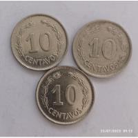 3 Monedas Ecuador 10 Centavos De Sucre 1972-76 Buen Estado segunda mano  Colombia 