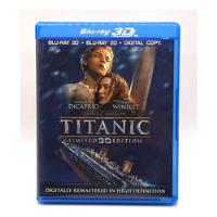 Blu-ray 3d + 2d + Dvd Película Titanic Limited 3d Edition  segunda mano  Colombia 
