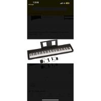 Piano Digital Negro Yamaha P45 P-45 Con Fuente segunda mano  Colombia 