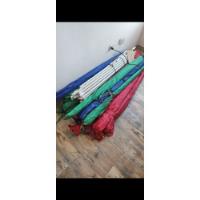 Parasoles Gigantes De 3 Mts , Verde Y Rojo  segunda mano  Colombia 