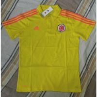 Camiseta Polo Amarilla Selección Colombia adidas Performance segunda mano  Colombia 