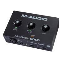 Interfaz De Audio M-audio M-track Solo Pc Usb Para Grabación, usado segunda mano  Colombia 