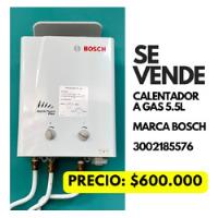 Calentador De Agua A Gas Gn Bosch Therm 1000 O 5.5l Blanco, usado segunda mano  Colombia 
