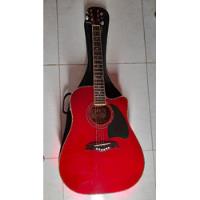 Guitarra Electroacústica Color Roja , usado segunda mano  Colombia 