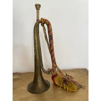 Trompeta Banda De Guerra, Antigua, Bronce, Decoracion, Ganga, usado segunda mano  Colombia 