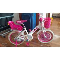 Bicicleta Barbie Niña Aro 16, usado segunda mano  Colombia 