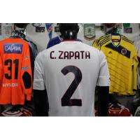 Camiseta Genoa De Italia 2020 #2 C. Zapata Talla L  segunda mano  Colombia 
