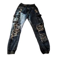 [usados] Lindos Jeans Tipo Jogger Destroyed Leer Descripción segunda mano  Colombia 