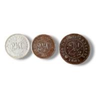 Monedas Colombianas De 2 Y Medio Centavos. 1881 segunda mano  Colombia 