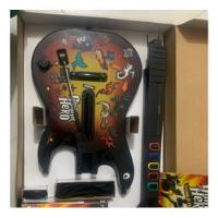 Guitarra Guitar Hero, Pelicula Y Adaptador Inalámbrico - Ps2 segunda mano  Colombia 