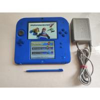 Nintendo 2ds Original Azul Negro + Cargador +32gb Programada, usado segunda mano  Colombia 