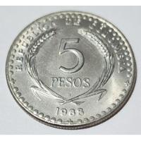 Moneda 5 Pesos Congreso Eucarístico Internacional 1968, usado segunda mano  Colombia 