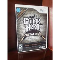 Guitar Hero Metallica Nintendo Wii Completo segunda mano  Colombia 