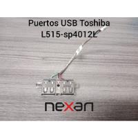 Usado, Pacha Puertos Usb Para Portáatil Toshiba L515-sp4012l segunda mano  Colombia 