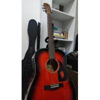 Usado, Guitarra Electroacústica Fender Cd-60 Sunburst Para Diestro segunda mano  Colombia 