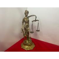 Estatua De La Dama De La Justicia En Bronce, usado segunda mano  Colombia 