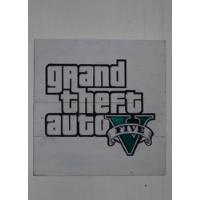 Letrero Vintage En Madera Aviso Grand Theft Auto V segunda mano  Colombia 