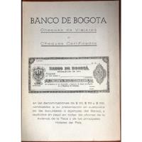 Banco De Bogotá Antiguo Aviso Publicitario De 1946, usado segunda mano  Colombia 