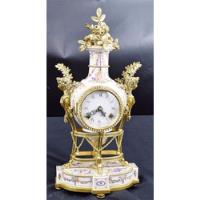Reloj Guarnición Antiguo Estilo Imperio Frances Porcelana, usado segunda mano  Colombia 