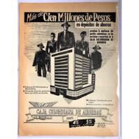 Usado, Caja Colombiana De Ahorros Antiguo Aviso Publicitario 1951 segunda mano  Colombia 