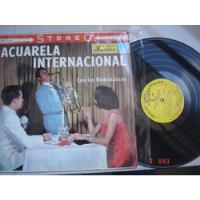 Vinyl Vinilo Lp Acetato Acuarela Internacional Diplomatico segunda mano  Colombia 