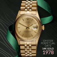 Rolex Oyster Perpetual Date 1570 Año 1079 Oro 14k Gold , usado segunda mano  Colombia 