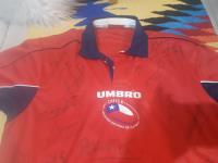 Camiseta Autografiada Selección Chilena De Fútbol Original  segunda mano  Colombia 