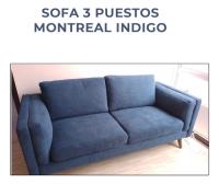 Sofa Montreal 3 Puestos Indigo Tugo segunda mano  Colombia 