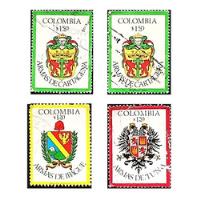 Usado, Estampillas De Colombia Armas Ibague, Tunja, Cartagena segunda mano  Colombia 