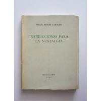 Usado,  Instrucciones Para La Nostalgia - Miguel Mendez - Firmado segunda mano  Colombia 