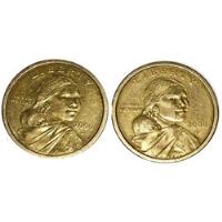 Moneda Sacagawea Conmemorativa One Dollar 2000d Mbc  segunda mano  Colombia 