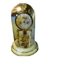 Reloj Mesa Antiguo Pendulo  Aleman Kieniger  Cuerda 400 Dias segunda mano  Colombia 