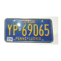 Placa De Vehículo - Pennsylvania /94. Original - Art Deco, usado segunda mano  Cali