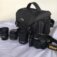 Cámara Dslr Nikon D3400 + 18-55mm + 35mm 1.8g + 50mm 1.8g segunda mano  Colombia 