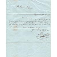Carta Prefilatélica Santa Marta Debe Dirigida A Bogotá 1845, usado segunda mano  Colombia 