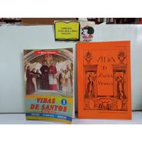 Promoción 2 Libros - Vidas De Santos - Vida De Santa Mónica, usado segunda mano  Colombia 