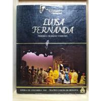Luisa Fernanda Zarzuela - Betamax / Ópera De Colombia 1982 segunda mano  Colombia 