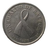 Moneda Panamá 1/4 Balboa 2008 Conmemorativo Lucha Cáncer  segunda mano  Colombia 