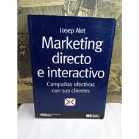 Marketing Directo E Interactyivo Josep Alet Esic segunda mano  Martires