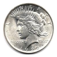 Usado, Estados Unidos 1 Dólar Paz 1923 Plata segunda mano  Colombia 