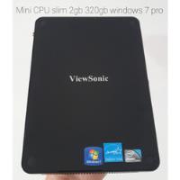 Mini Cpu Slim Ram 2gb Hdd 320gb Windows 7 Pro Viewsonic Pc  segunda mano  Colombia 