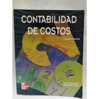 Contabilida De Costos, Tercera Edicion segunda mano  Colombia 