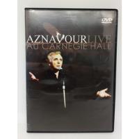 Dvd /aznavour - Live - Au Carnegie Hall, usado segunda mano  Colombia 