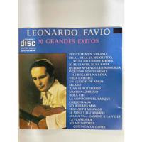 Cd Leonardo Favio 20 Grandes Éxitos. Sin Arte Posterior  segunda mano  Colombia 