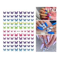 Sticker  Pegatinas Para Uñas Mariposas, usado segunda mano  Colombia 