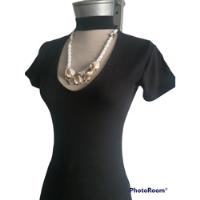 Vestido Negro Coctel Stretch Licrado/talla S +  Collar , usado segunda mano  Colombia 